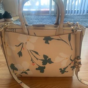 ODAAT cream floral handbag